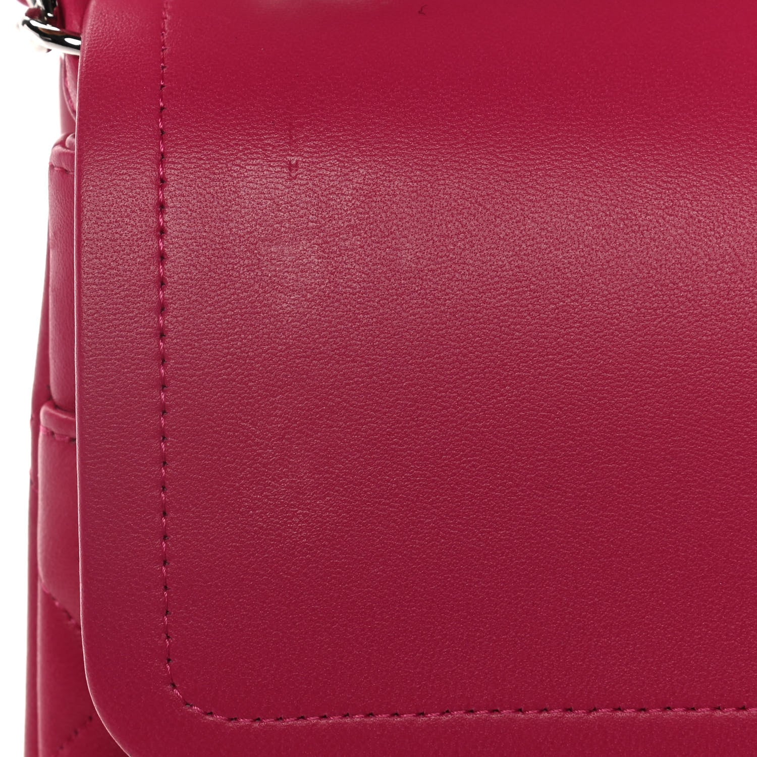 Chanel Lambskin Quilted Jumbo Double Flap Dark Pink 8 of 10