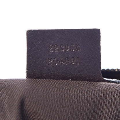 Gucci Monogram Medium Interlocking Icon Tote Dark Brown 7 of 21