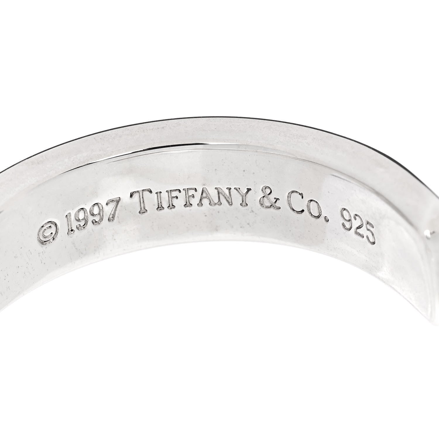 Tiffany Sterling Silver 1837 Cuff Bracelet 3 of 4
