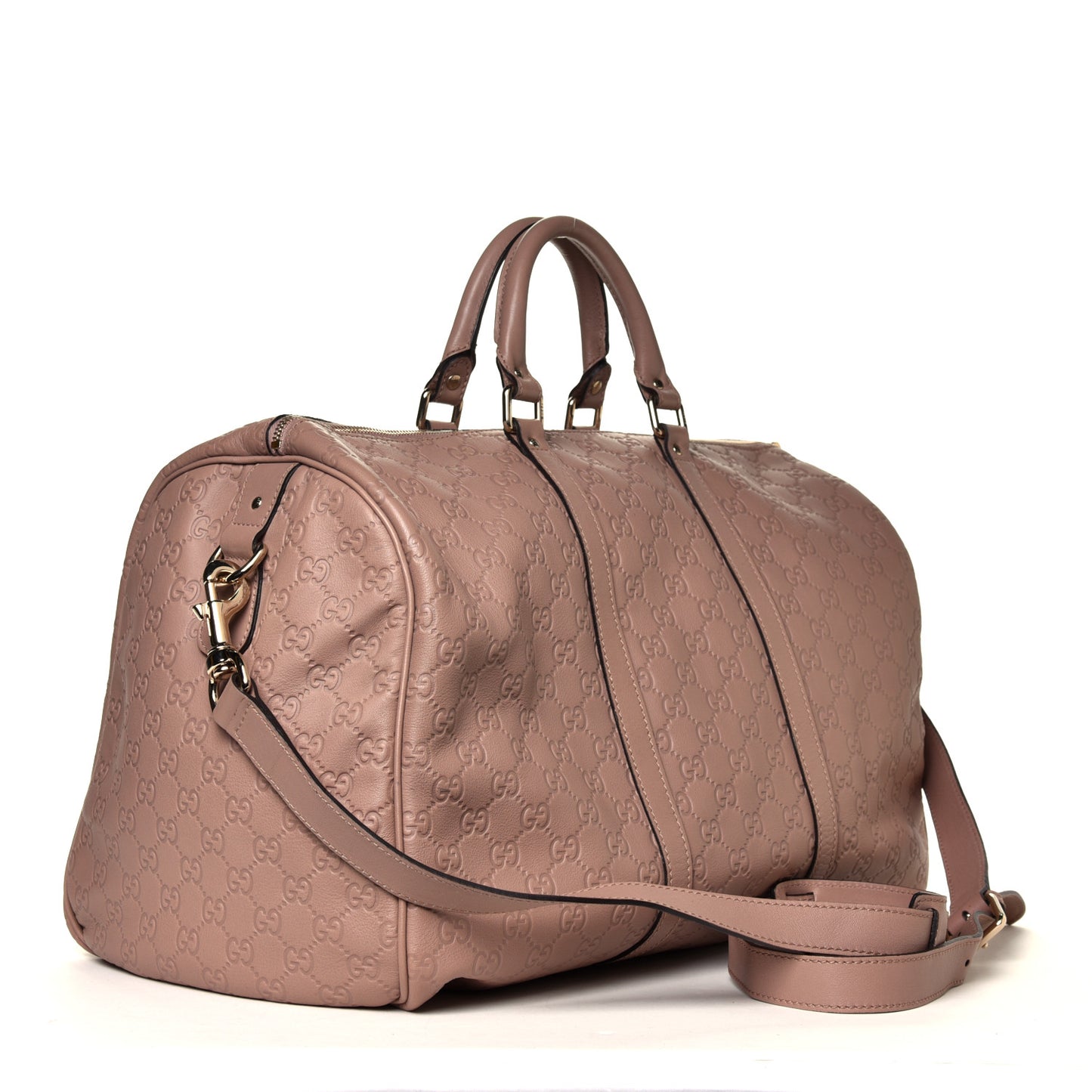 Guccissima Medium Carry On Duffle Antique Rose