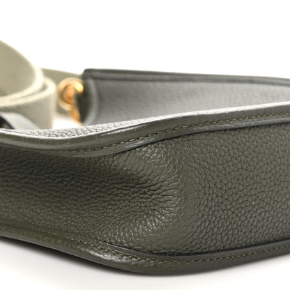 Hermes Taurillon Maurice Evelyne TPM Vert Olive Sauge 9 of 10
