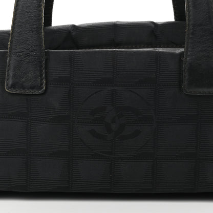 Chanel Nylon Travel Bowler Black 7 of 11