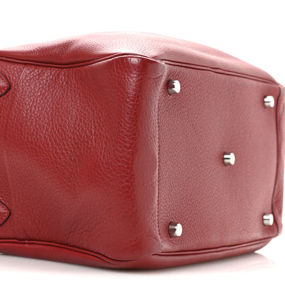 Hermes Taurillon Clemence Lindy 30 Rouge Vif 9 of 12