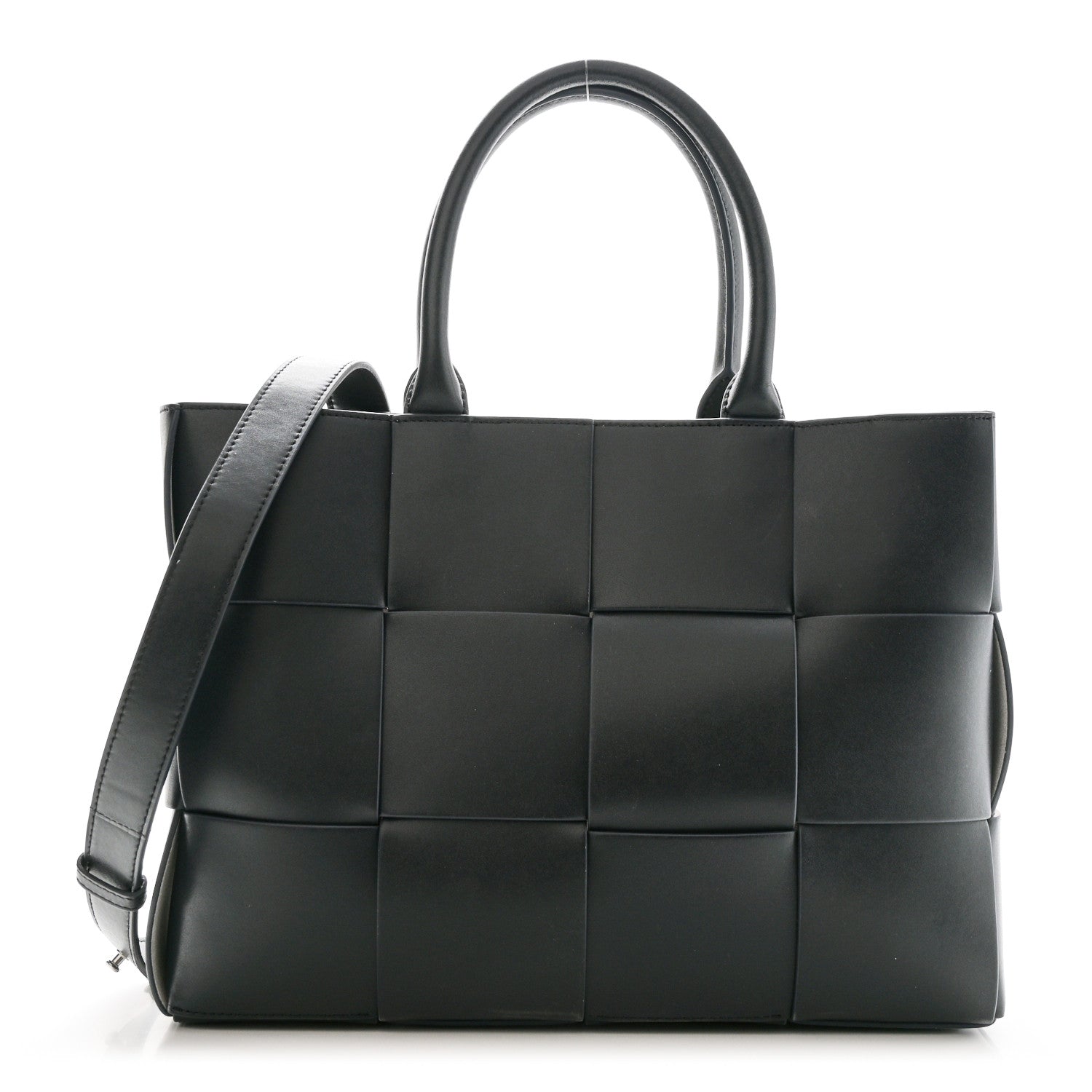 Bottega Veneta Nappa Maxi Intreccio Small Arco East West Tote Ardoise Glacier 1 of 9