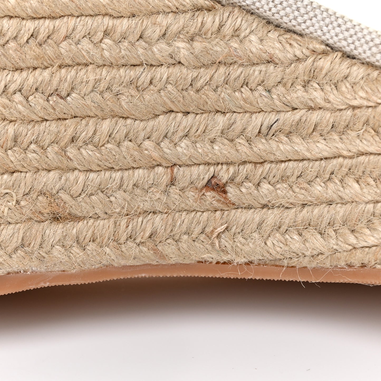 Canvas Monogram Starboard Espadrille Wedge Sandals 39.5