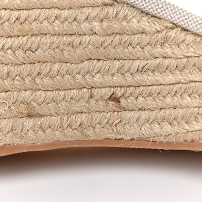 Louis Vuitton Canvas Monogram Starboard Espadrille Wedge Sandals 39.5 8 of 10