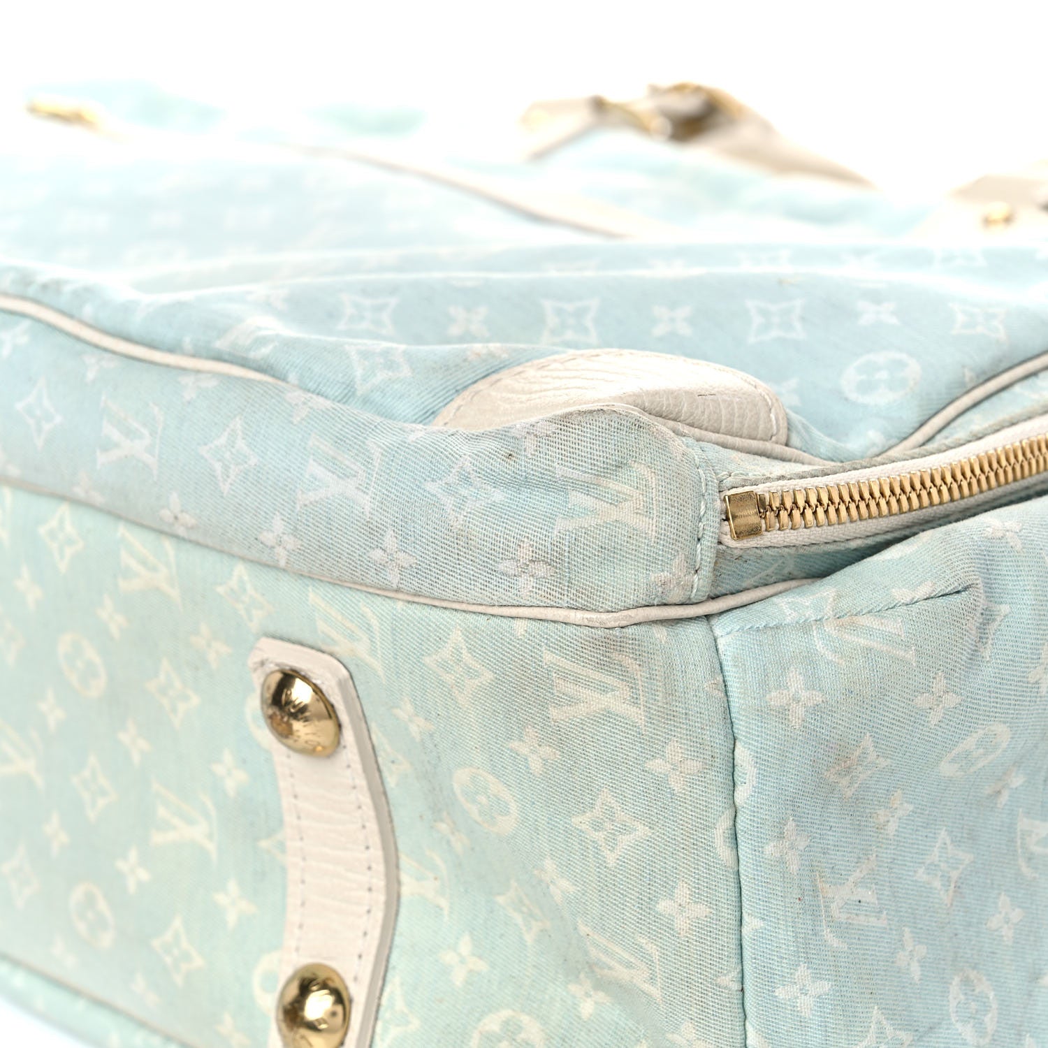Louis Vuitton Mini Lin Sac a Langer Diaper Bag Blue 7 of 43