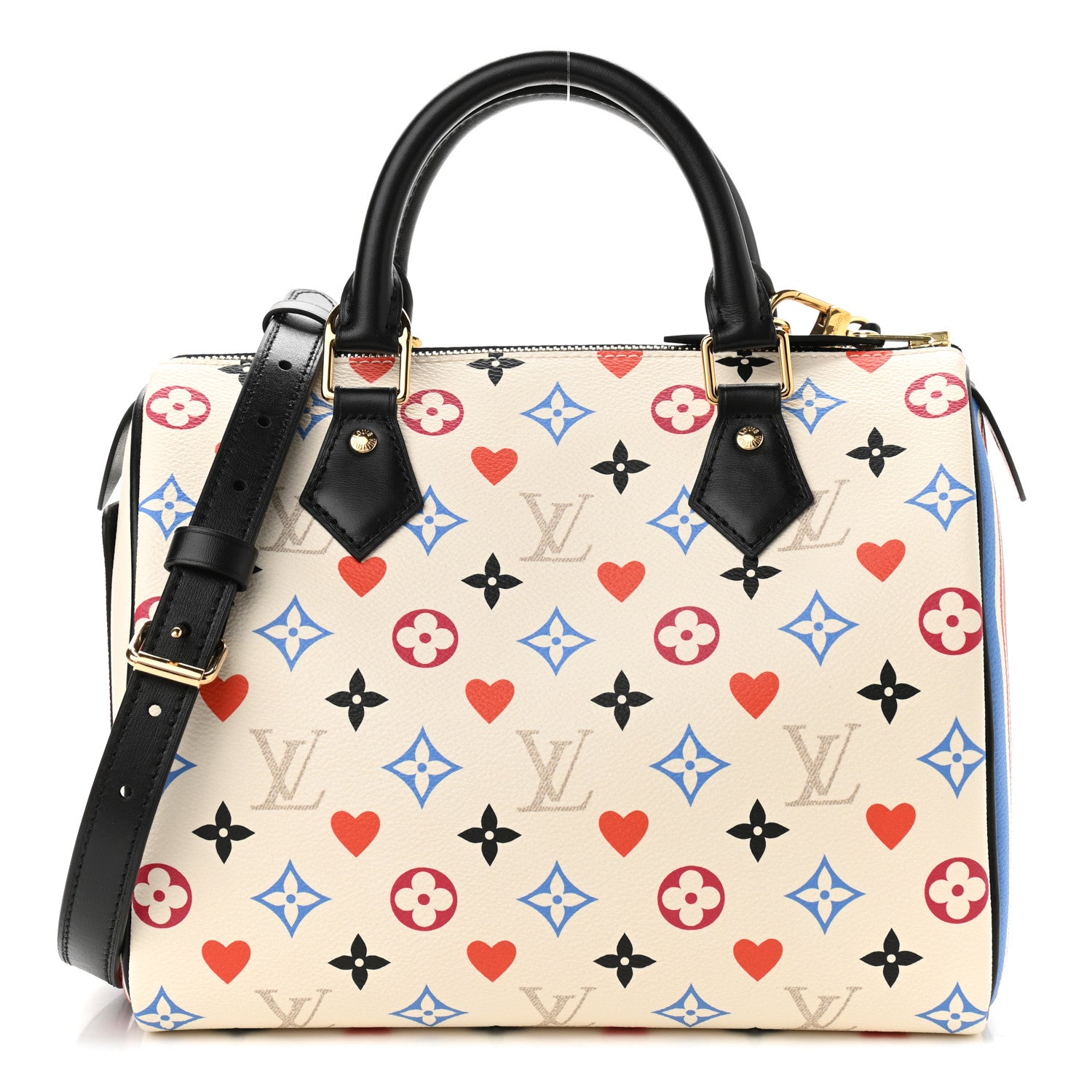 Louis Vuitton Game On Speedy Bandouliere 25 White 1 of 10