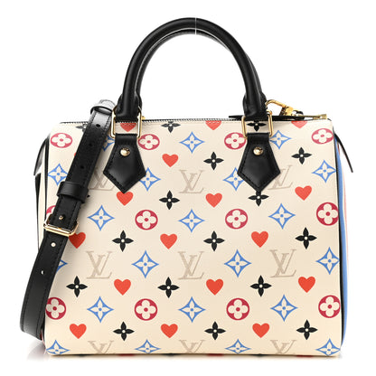 Louis Vuitton Game On Speedy Bandouliere 25 White 1 of 10