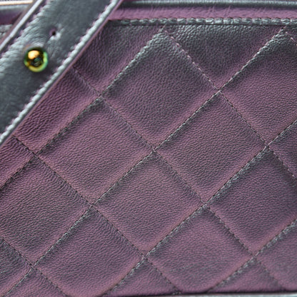 Chanel Iridescent Lambskin Calfskin Quilted Small Gabrielle Hobo Light Purple 10 of 11
