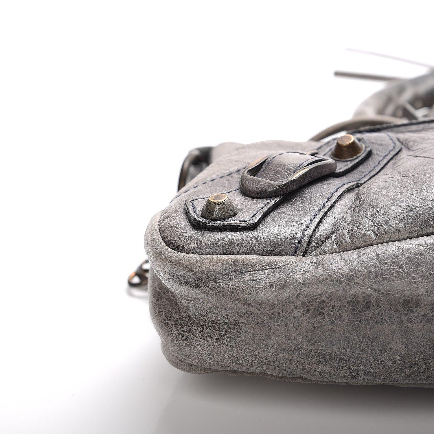 Balenciaga Agneau Rubber Covered Classic Hardware First Anthracite 12 of 14