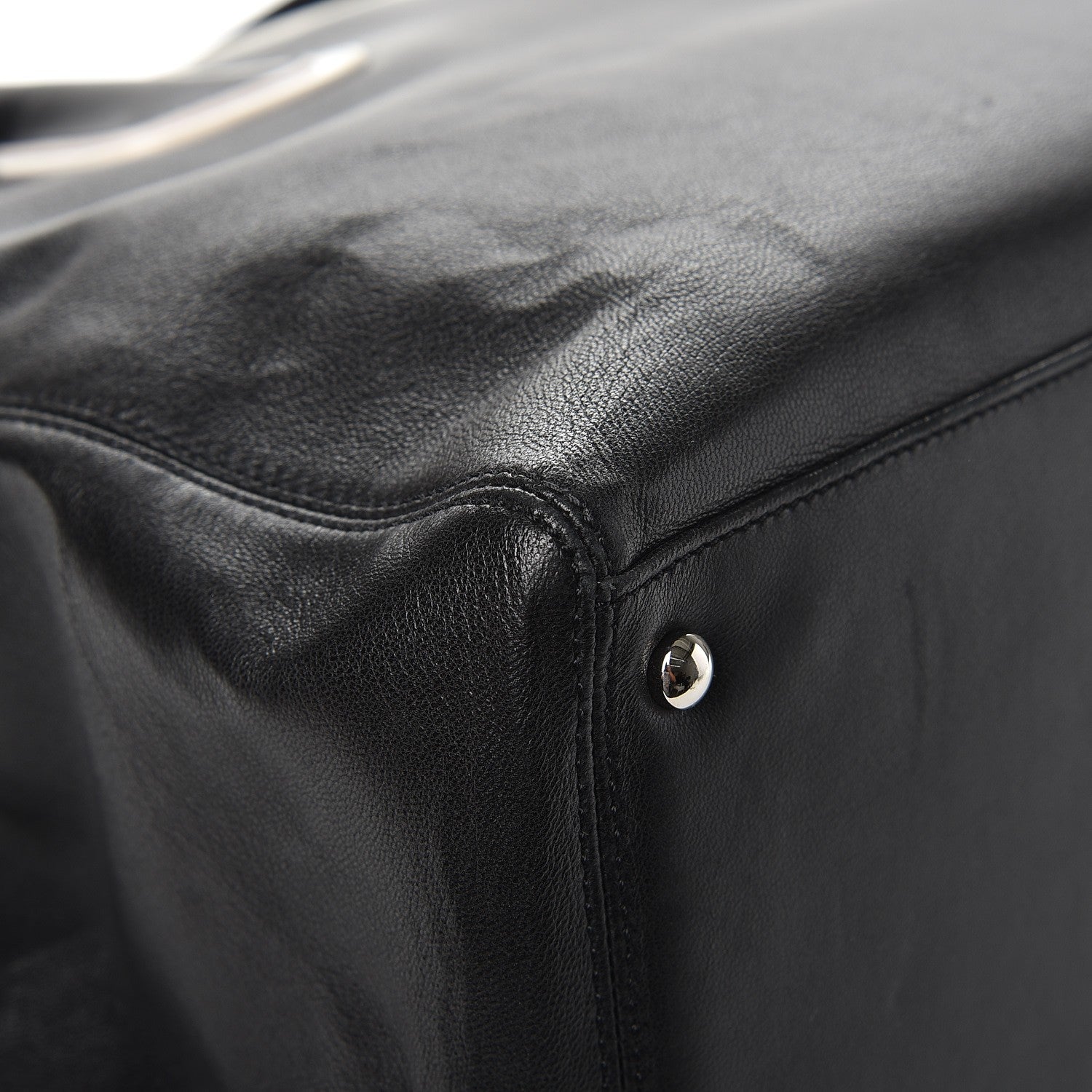 Chanel Lambskin Executive Cerf Shopper Tote Black 11 of 13