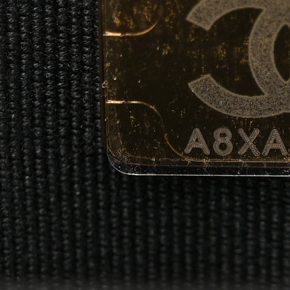 Chanel Caviar Quilted Camellia Wallet On Chain WOC Black 8 of 12