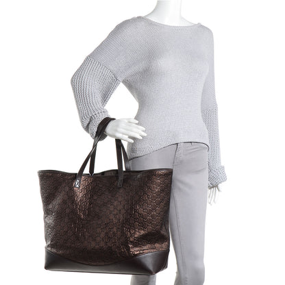 Gucci Guccissima Large Tote Bronze 2 of 7
