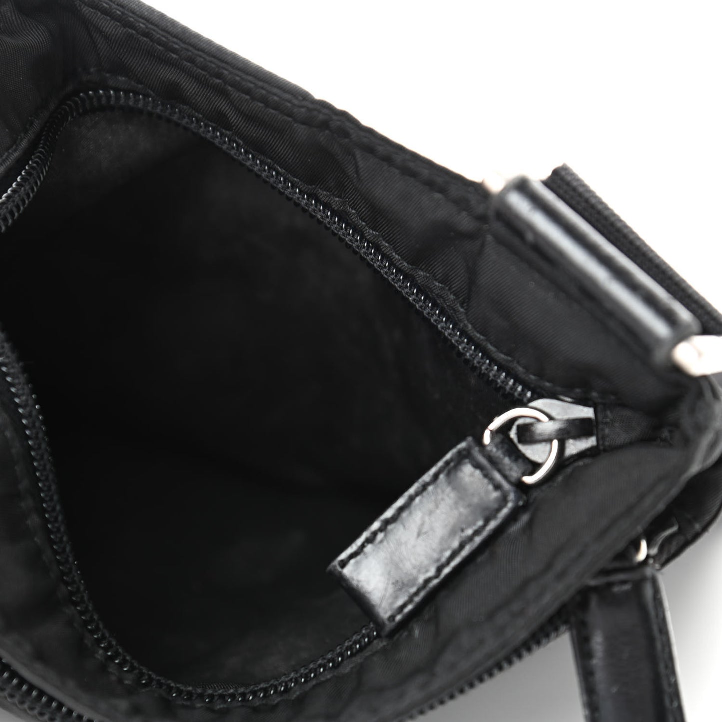 Tessuto Nylon Messenger Bag Black