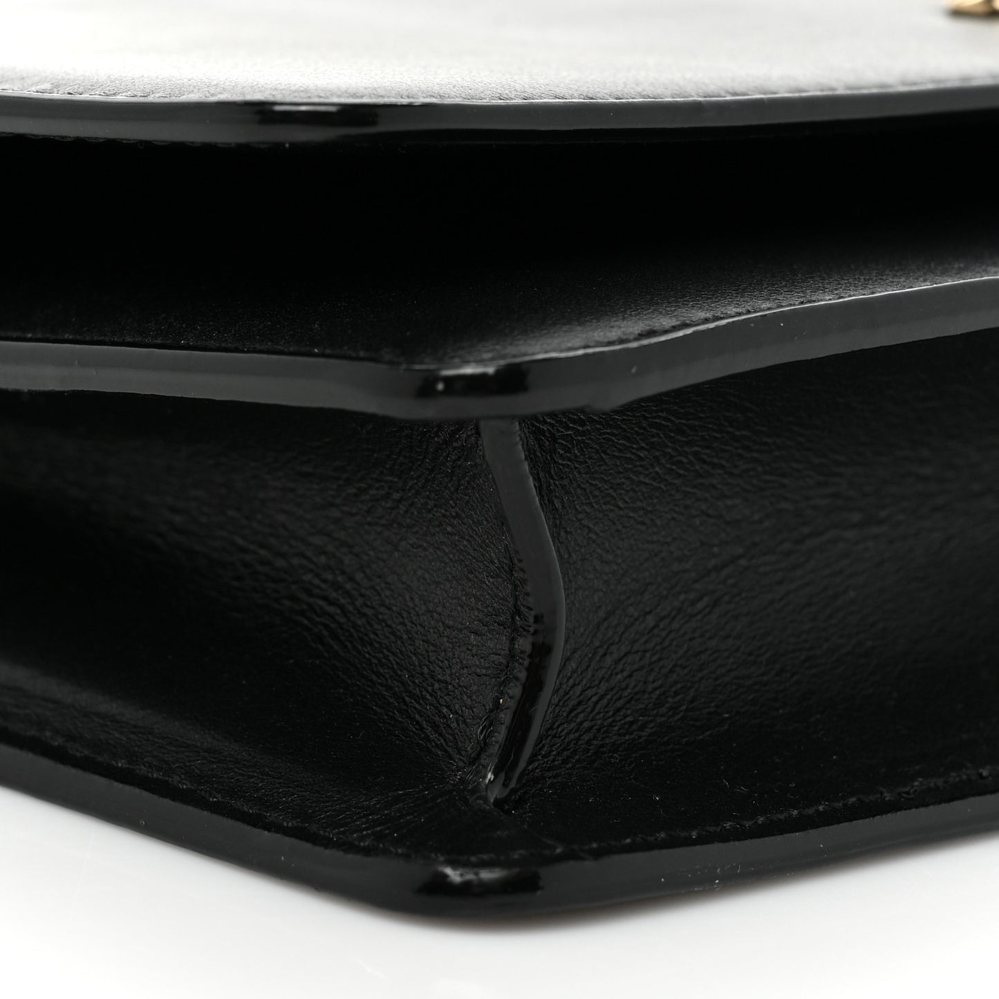 Smooth Calfskin Mini Palace Crossbody Black