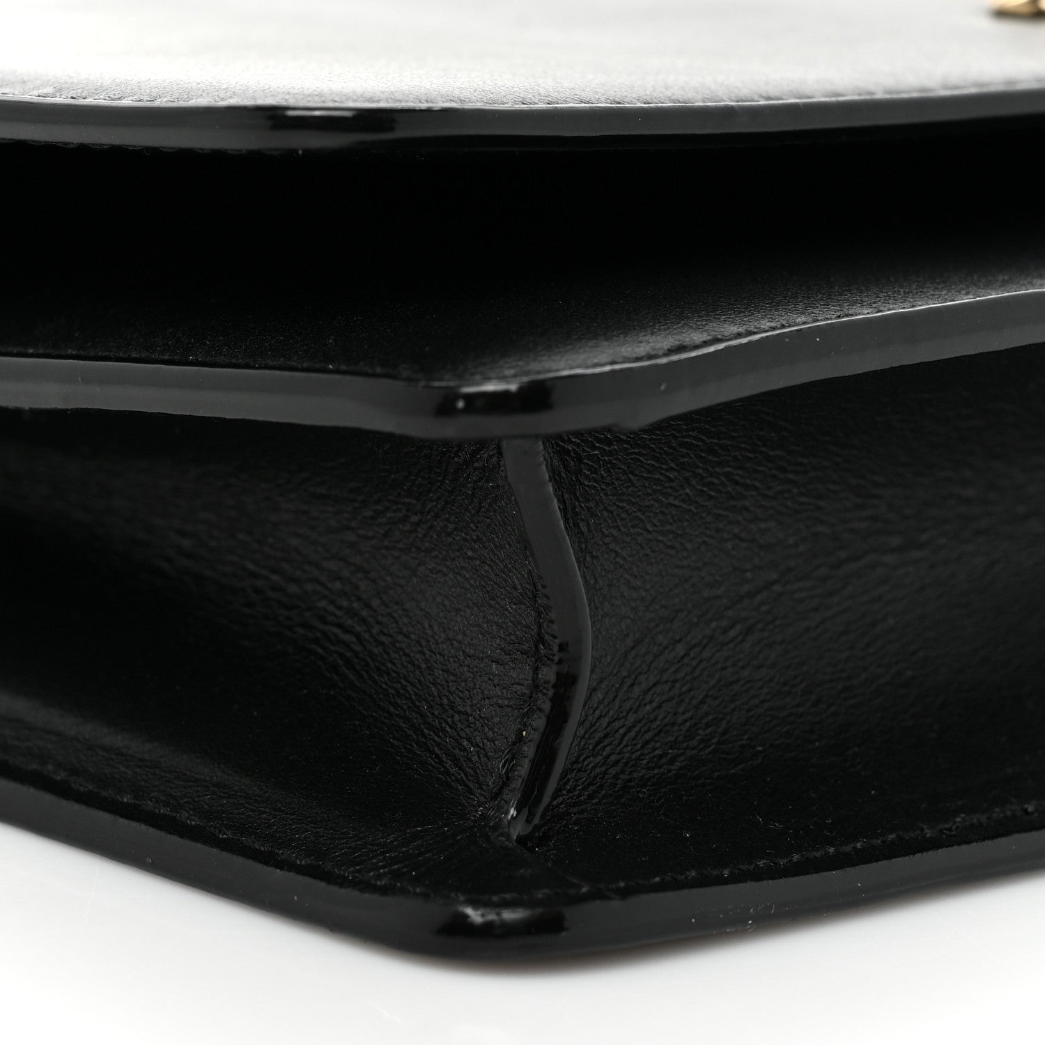Jimmy Choo Smooth Calfskin Mini Palace Crossbody Black 9 of 12