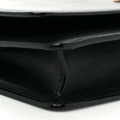 Jimmy Choo Smooth Calfskin Mini Palace Crossbody Black 9 of 12