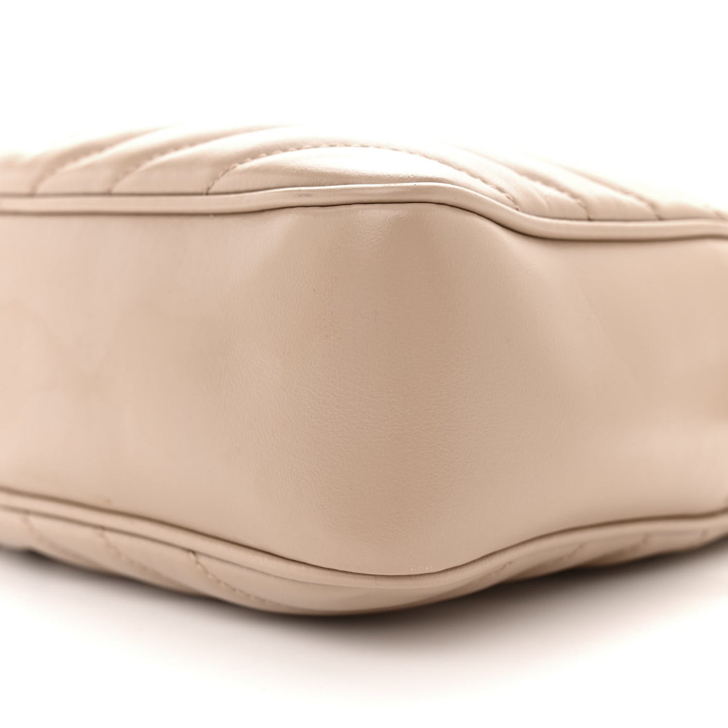 Calfskin Matelasse Monogram Lou Camera Bag Dark Beige