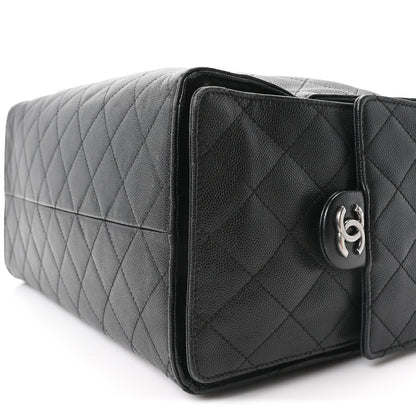 Chanel Caviar Quilted Medium Chanel 25 Handbag Black 11 of 11