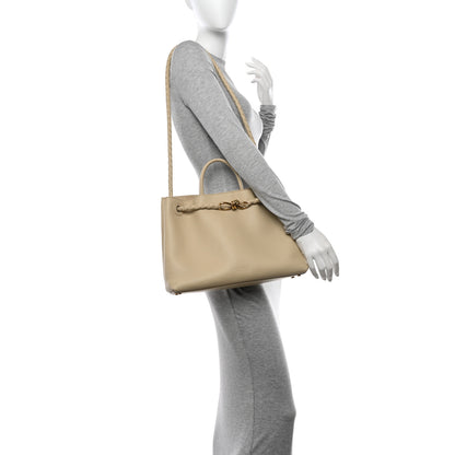 Bottega Veneta Silky Calfskin Medium Andiamo Shoulder Bag Light Butterscotch 2 of 10