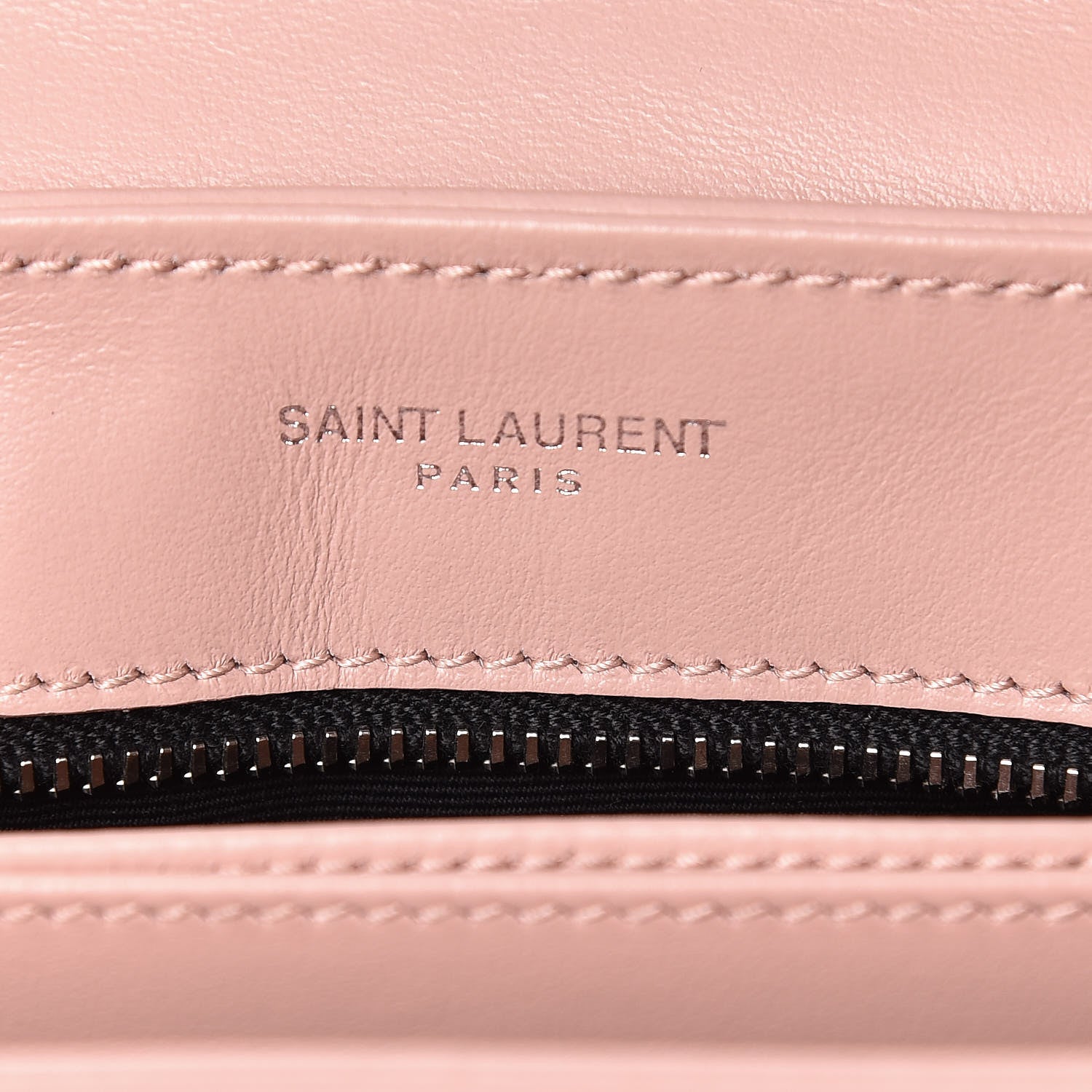 Saint Laurent Calfskin Y Quilted Monogram Toy Loulou Crossbody Bag Tender Pink 10 of 12
