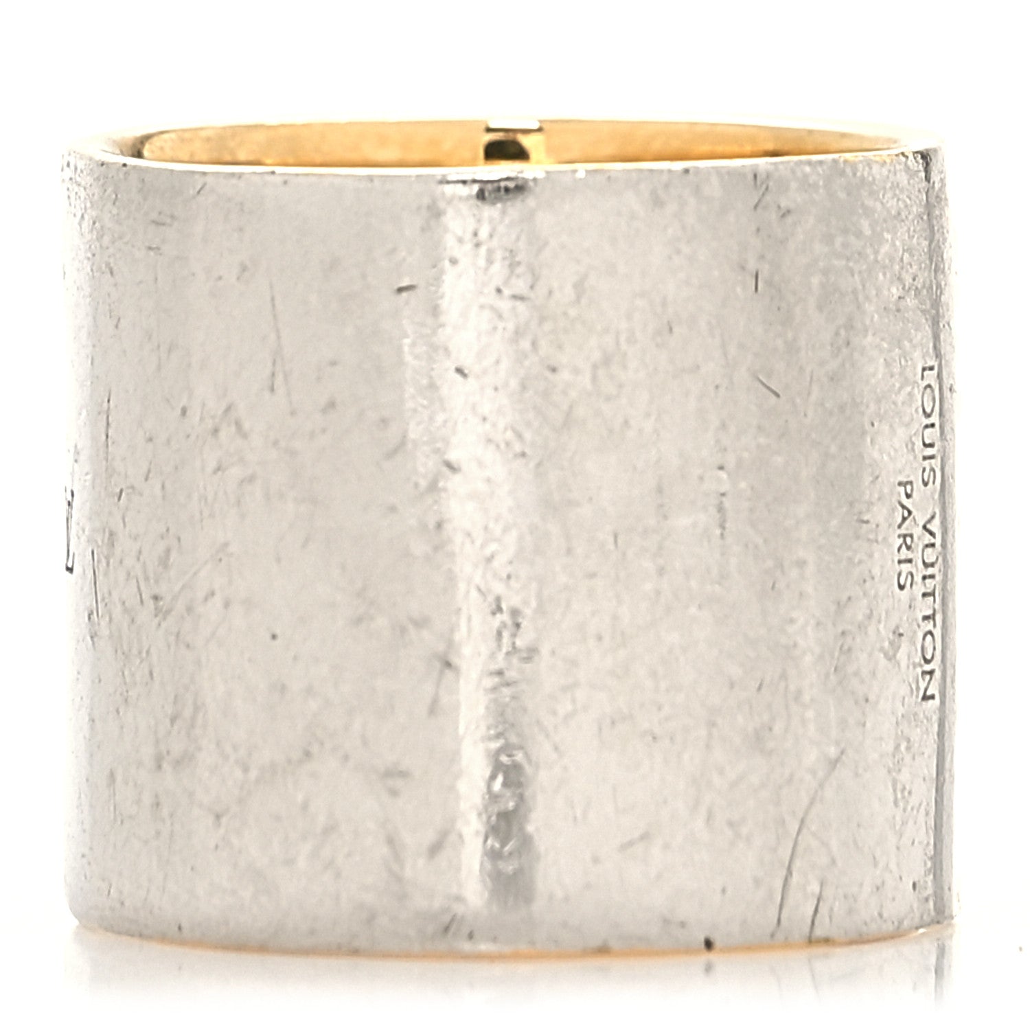 Louis Vuitton My Epi Ring 8.75 Gold Silver 3 of 7