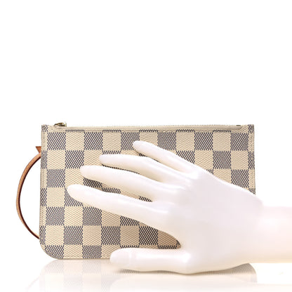 Louis Vuitton Damier Azur Neverfull PM Pochette 2 of 5