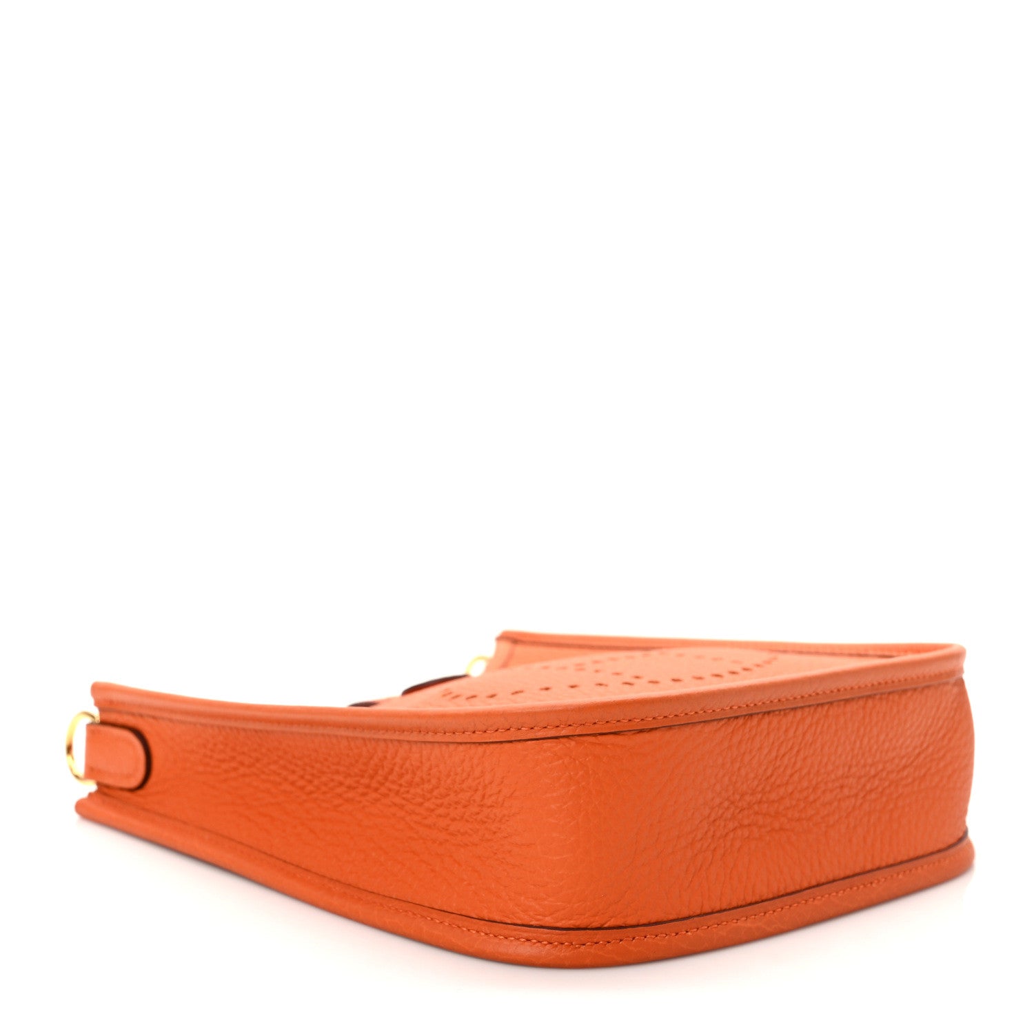 Hermes Taurillon Clemence Evelyne TPM Orange 3 of 8