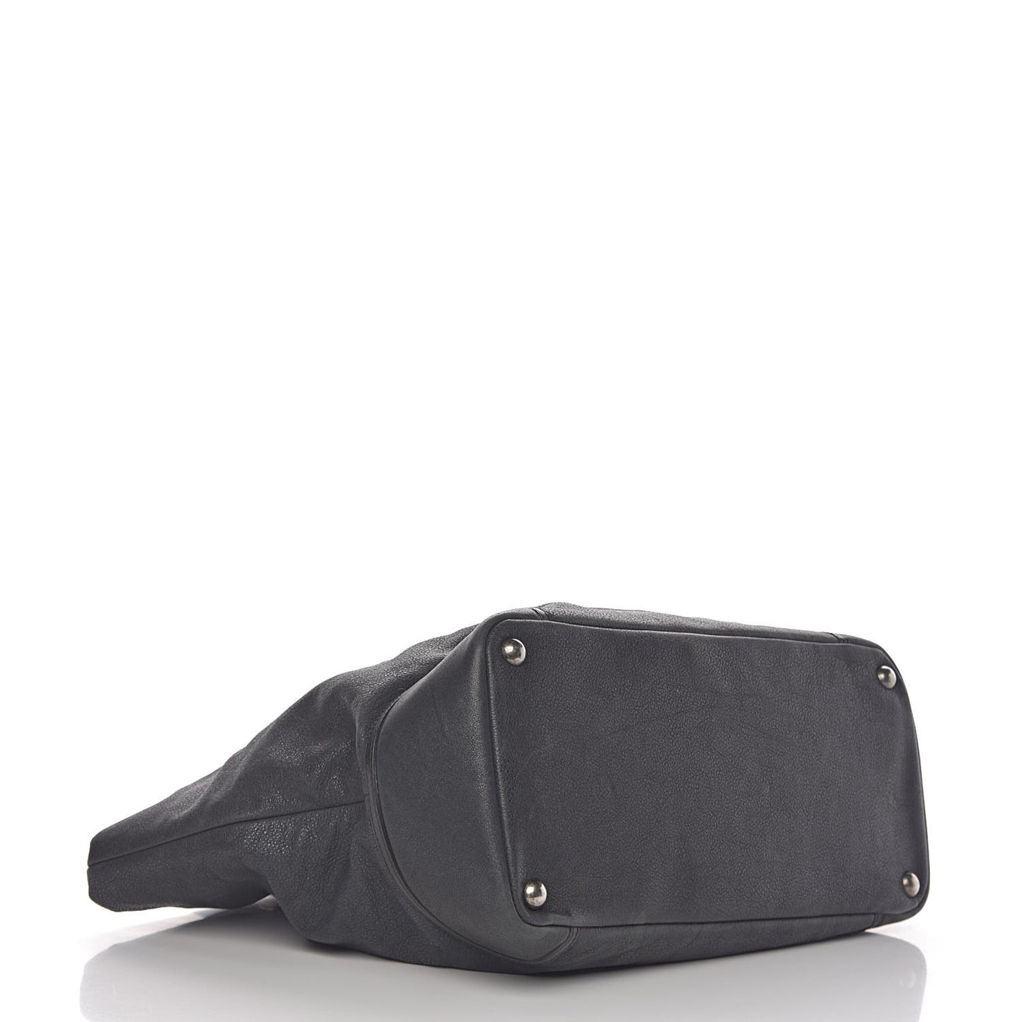 Calfskin CC Shoulder Bag Black