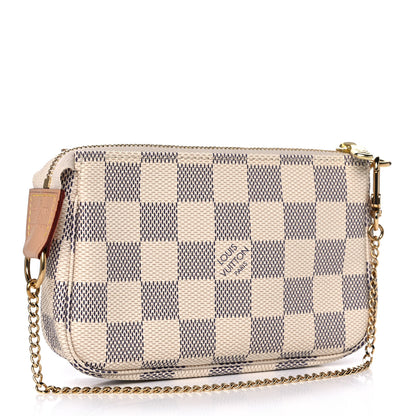 Louis Vuitton Damier Azur Mini Pochette Accessories 3 of 10