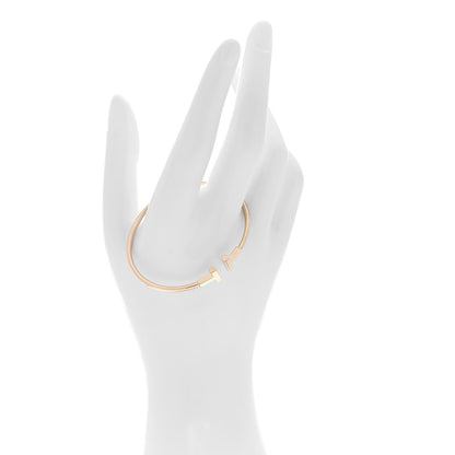 Tiffany 18K Rose Gold T Wire Bracelet 2 of 5
