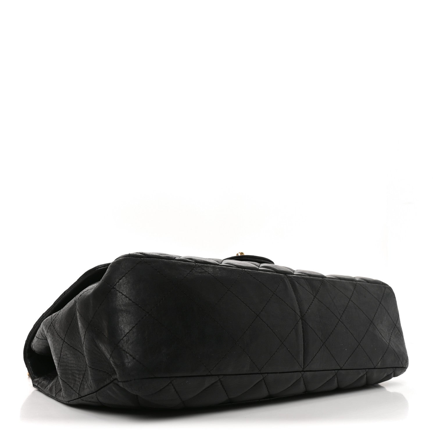 Chanel Lambskin Quilted Jumbo Single Flap Black 1904544 – FASHIONPHILE