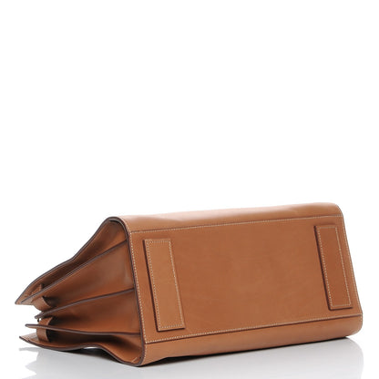 Saint Laurent Smooth Calfskin Medium Supple Sac De Jour Brown 5 of 8
