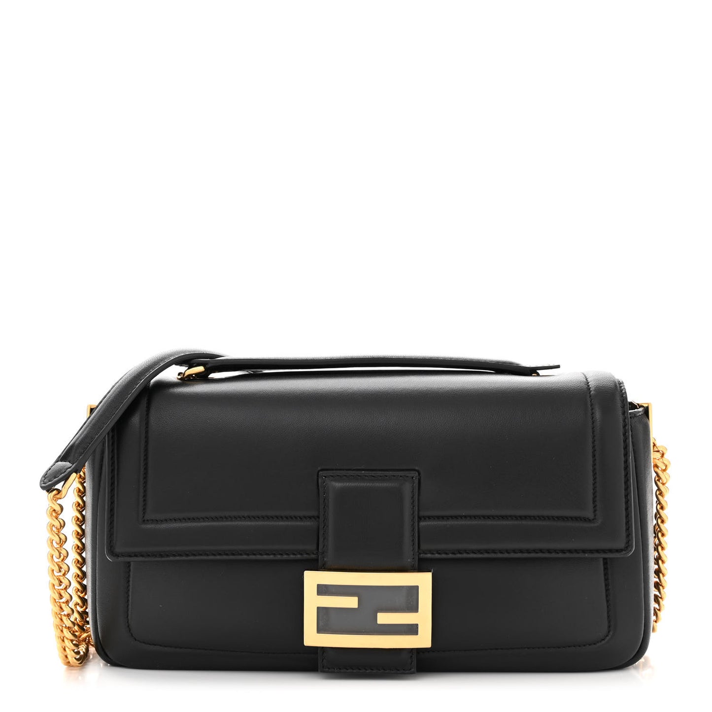 Nappa Apolo Chain Baguette Black