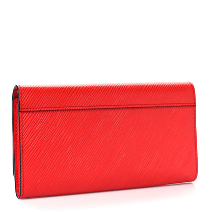 Louis Vuitton Epi Twist Wallet Coquelicot 3 of 9
