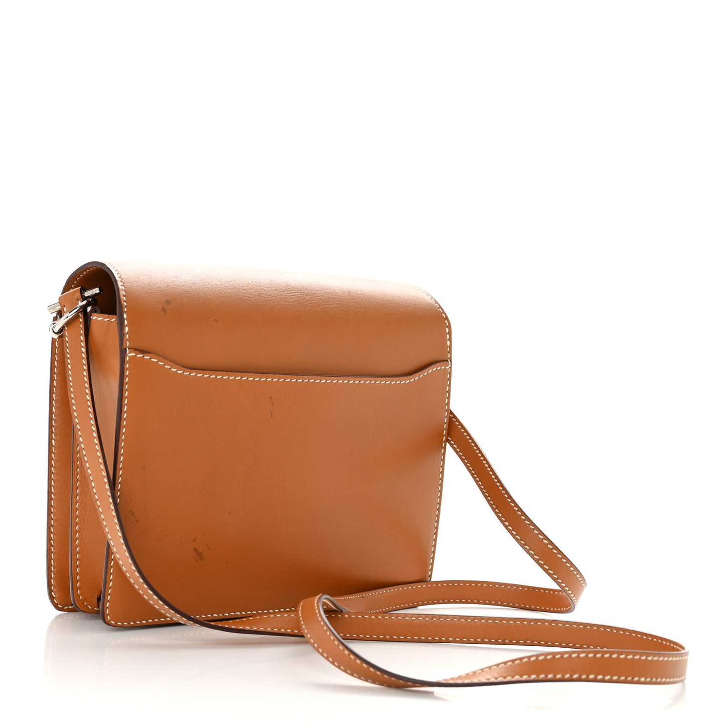 Veau Butler Mini Sac Roulis Natural Sable