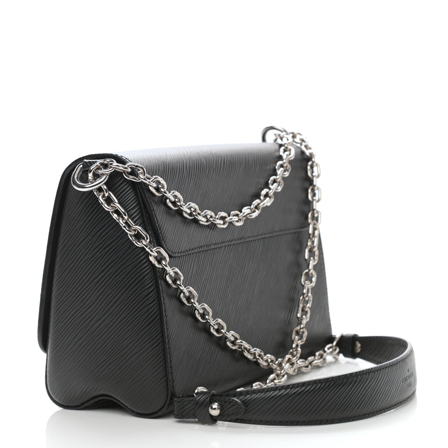 Louis Vuitton Epi Twist Shoulder Bag MM Black 3 of 8