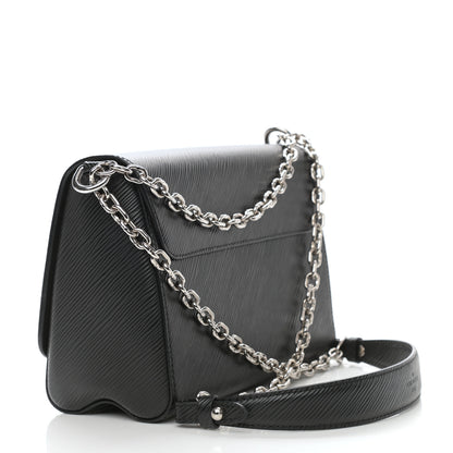 Louis Vuitton Epi Twist Shoulder Bag MM Black 3 of 8