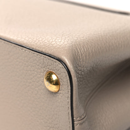 Louis Vuitton Taurillon Capucines BB Galet 12 of 14
