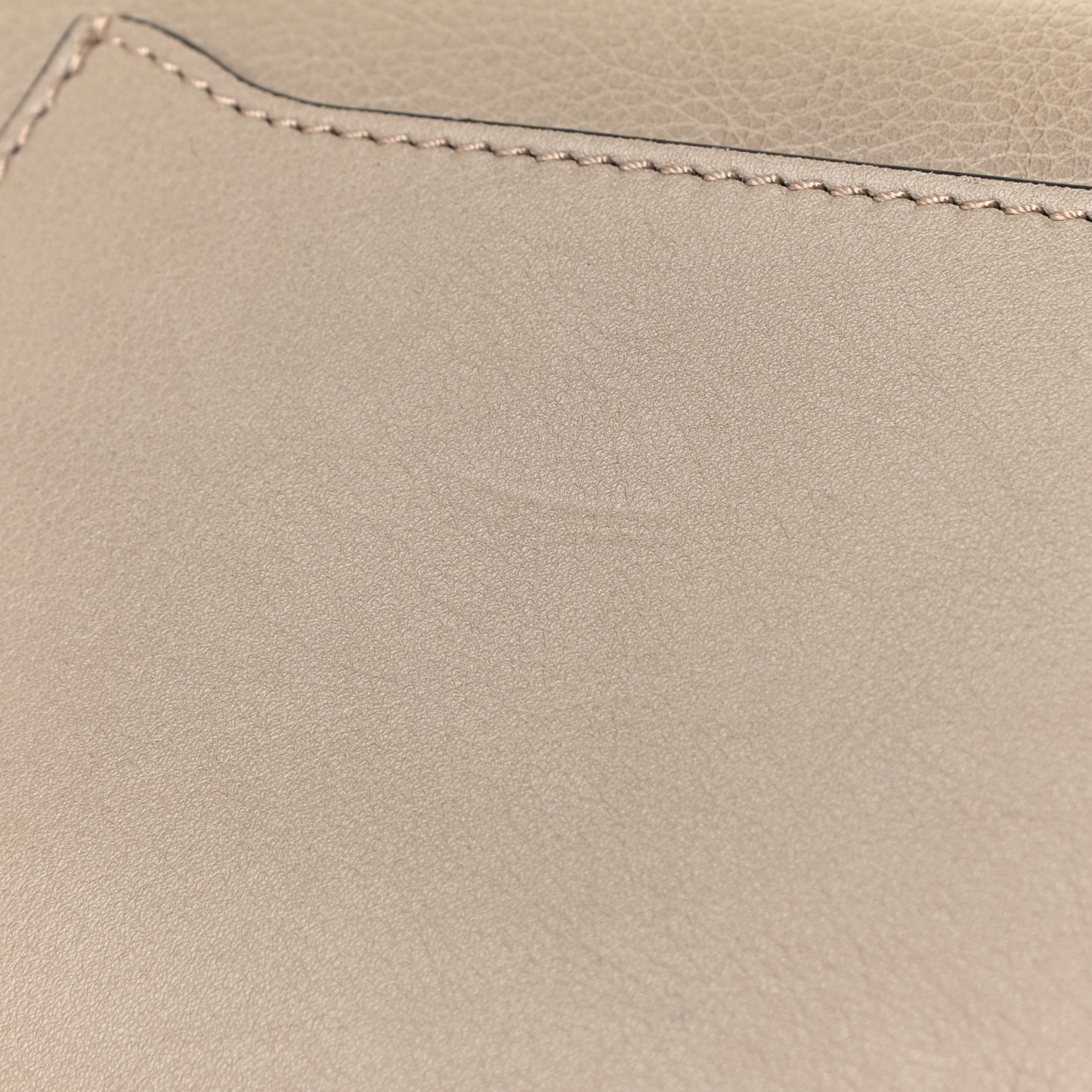 Calfskin Suede Medium Nile Bracelet Bag Motty Grey