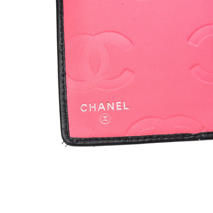 Chanel Calfskin Quilted Cambon Yen Wallet Black 5 of 7