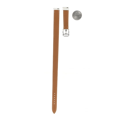 Hermes Epsom Heure H Hour Watch PM Double Tour Strap White 2 of 6