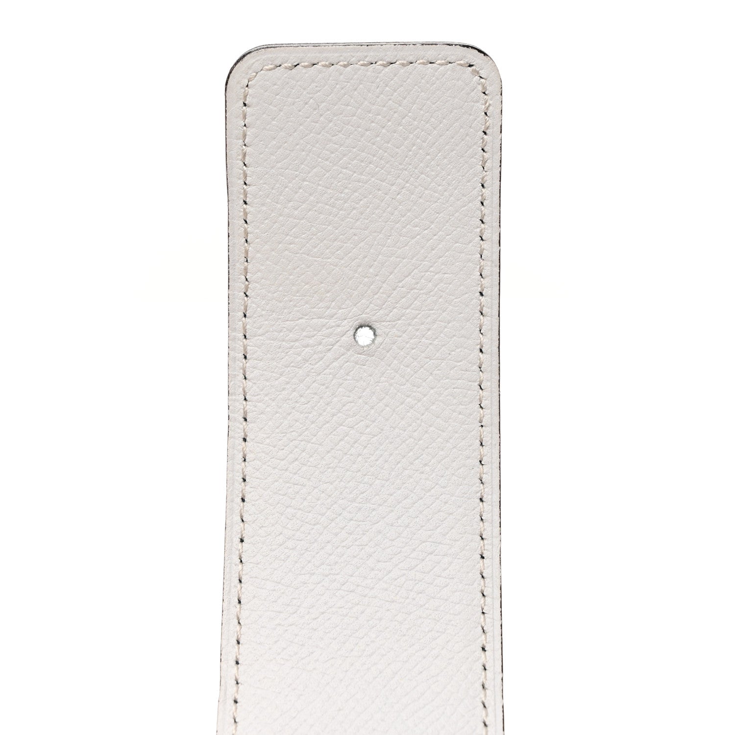 Hermes Epsom 42mm Belt Strap Colvert Blanc White 4 of 9
