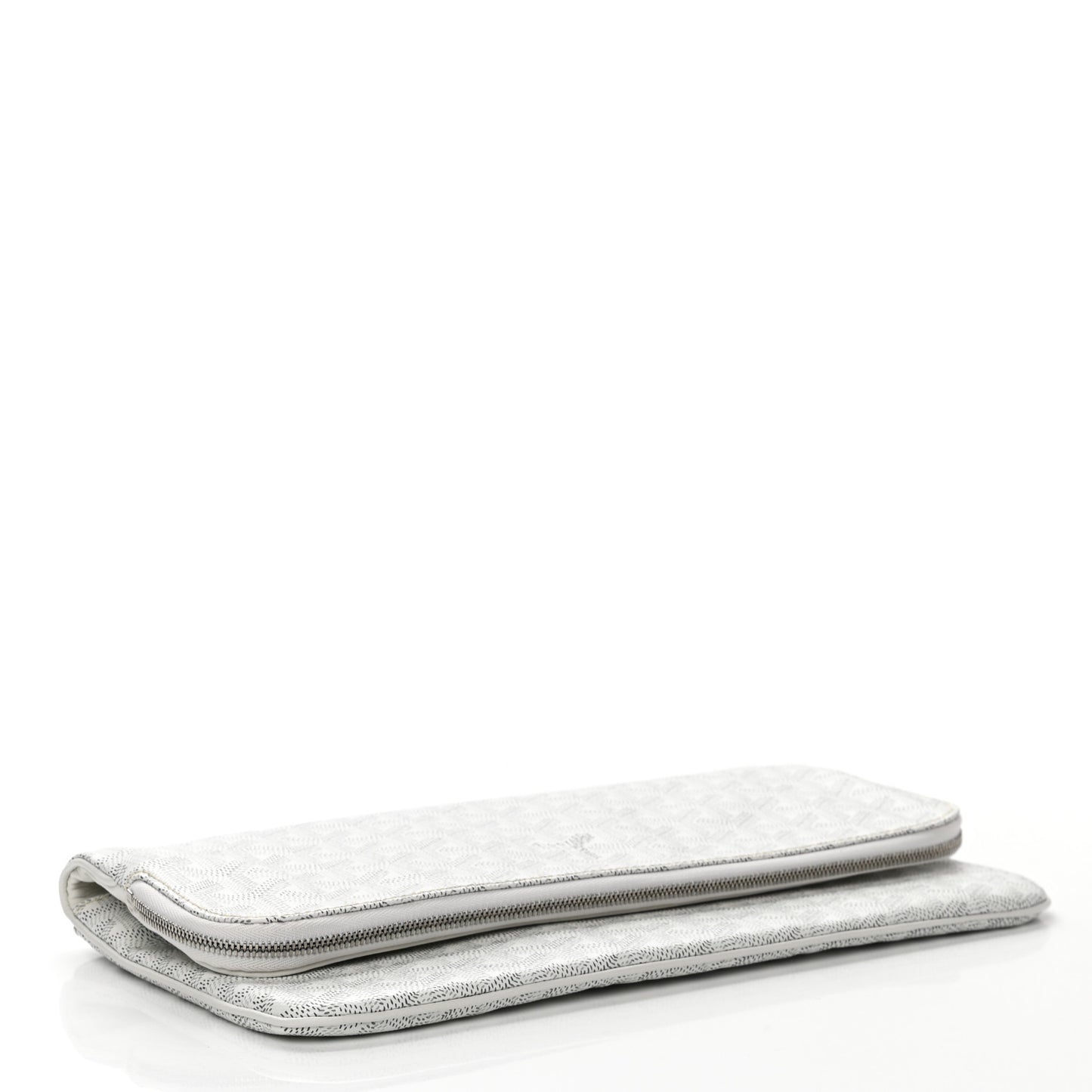 Goyardine Sainte Marie Soft Clutch White