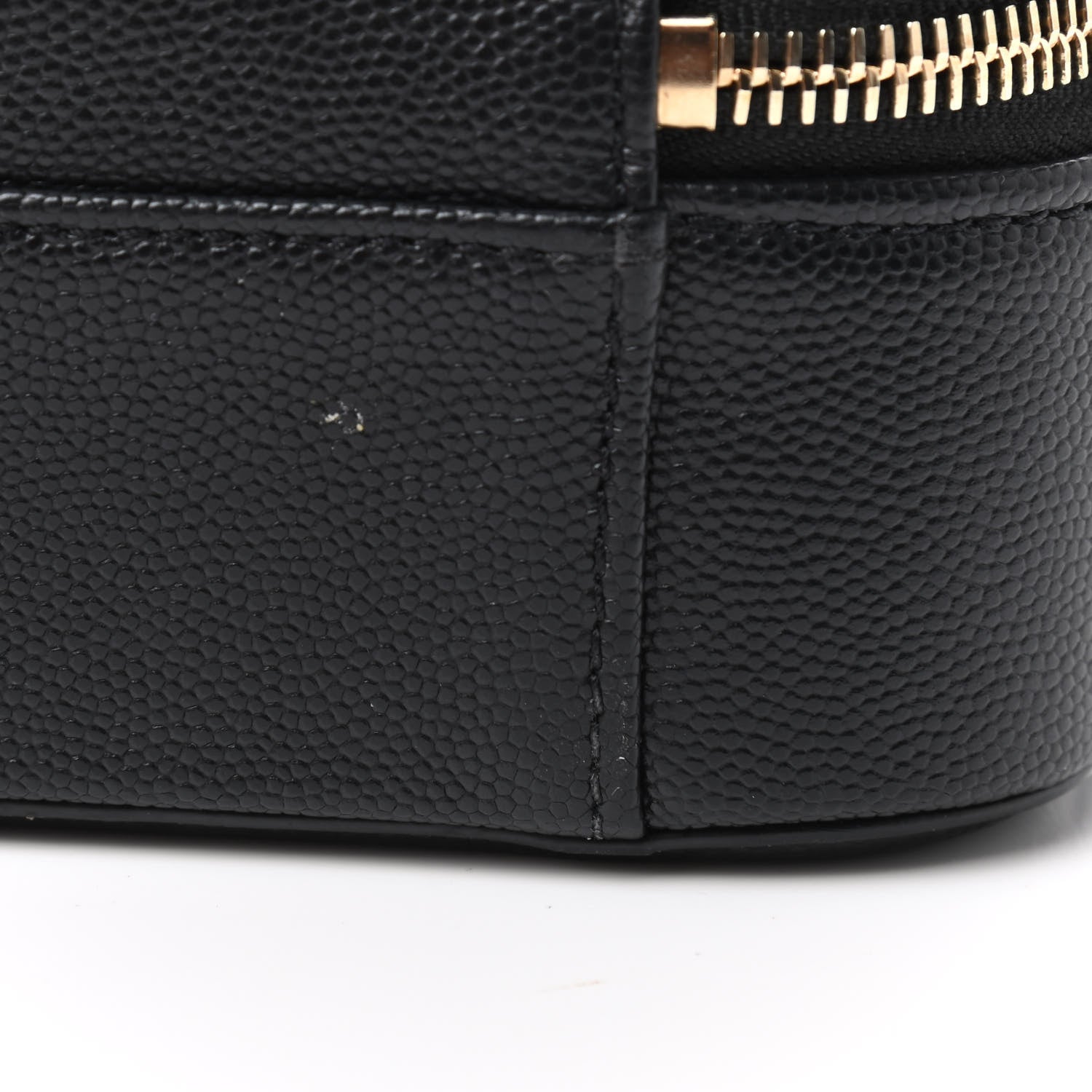 Chanel Caviar Quilted Medium CC Filigree Vanity Case Black 12 of 14