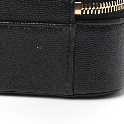 Chanel Caviar Quilted Medium CC Filigree Vanity Case Black 12 of 14