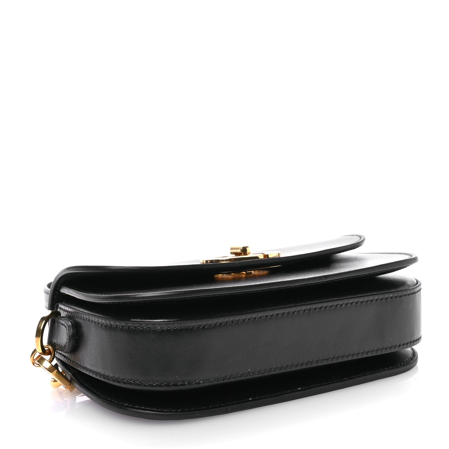 Box Calfskin 30 Montaigne Small Avenue Bag Black