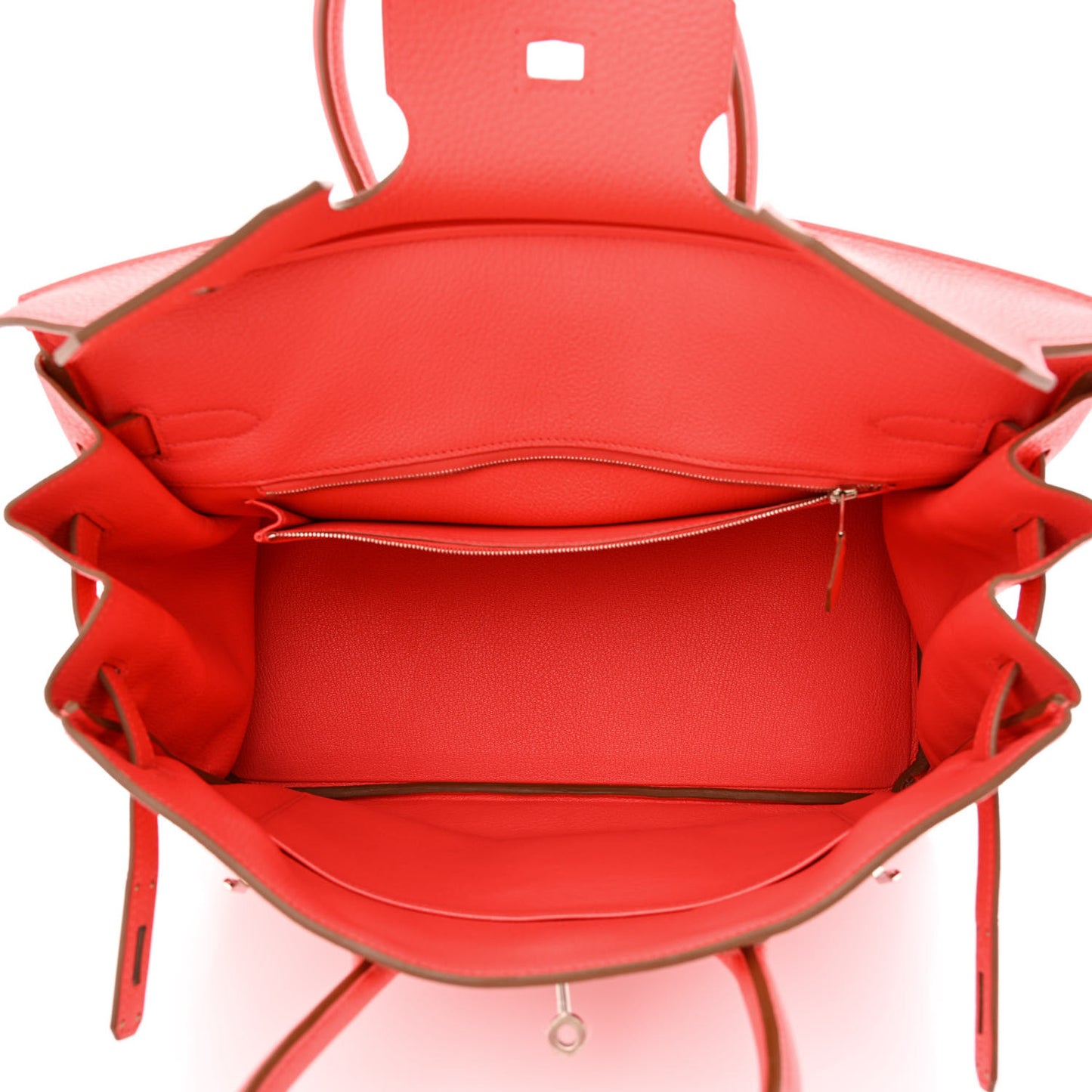 Togo Birkin 35 Rouge Pivoine