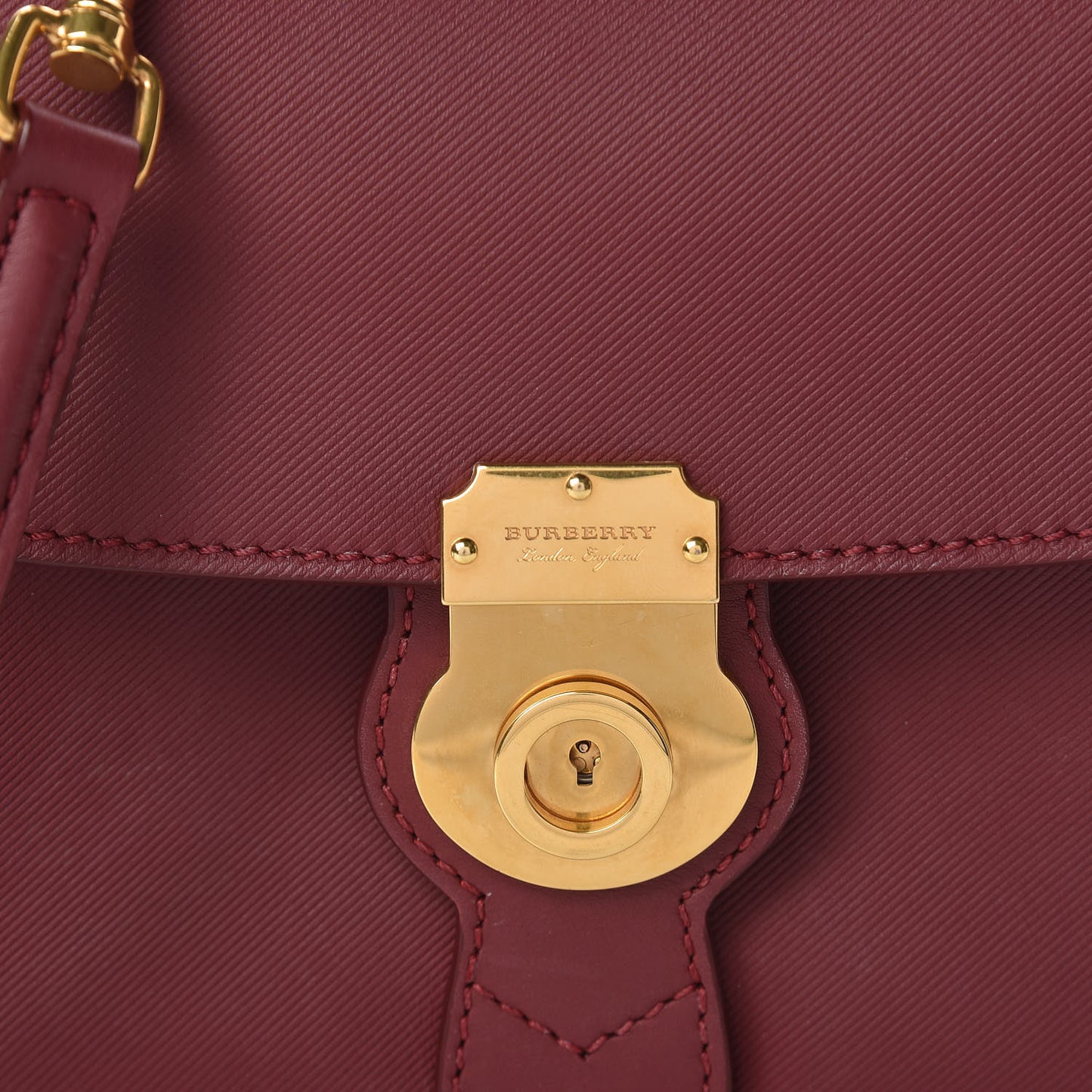 Trench Calfskin Small DK88 Top Handle Bag Antique Red